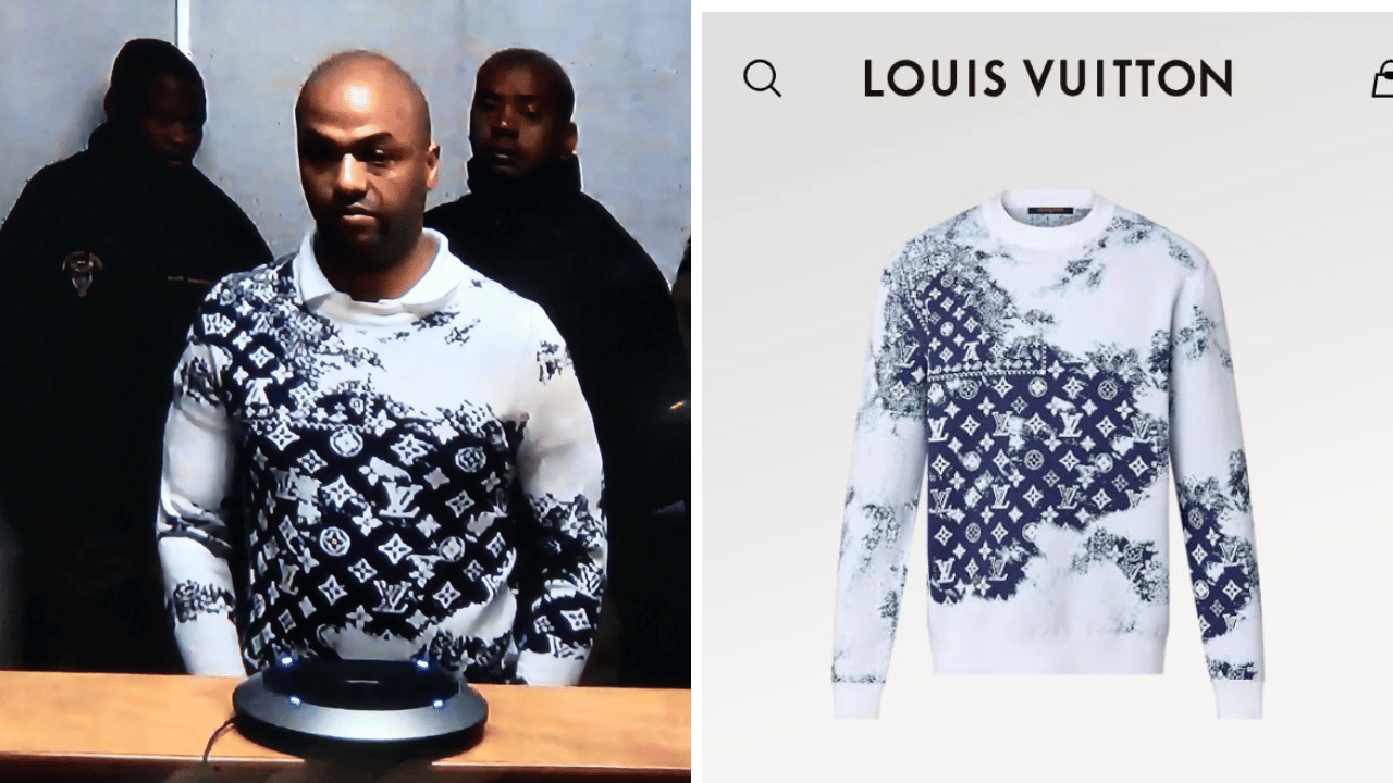 Thabo Bester appears virtually in 'R30k Louis Vuitton sweater